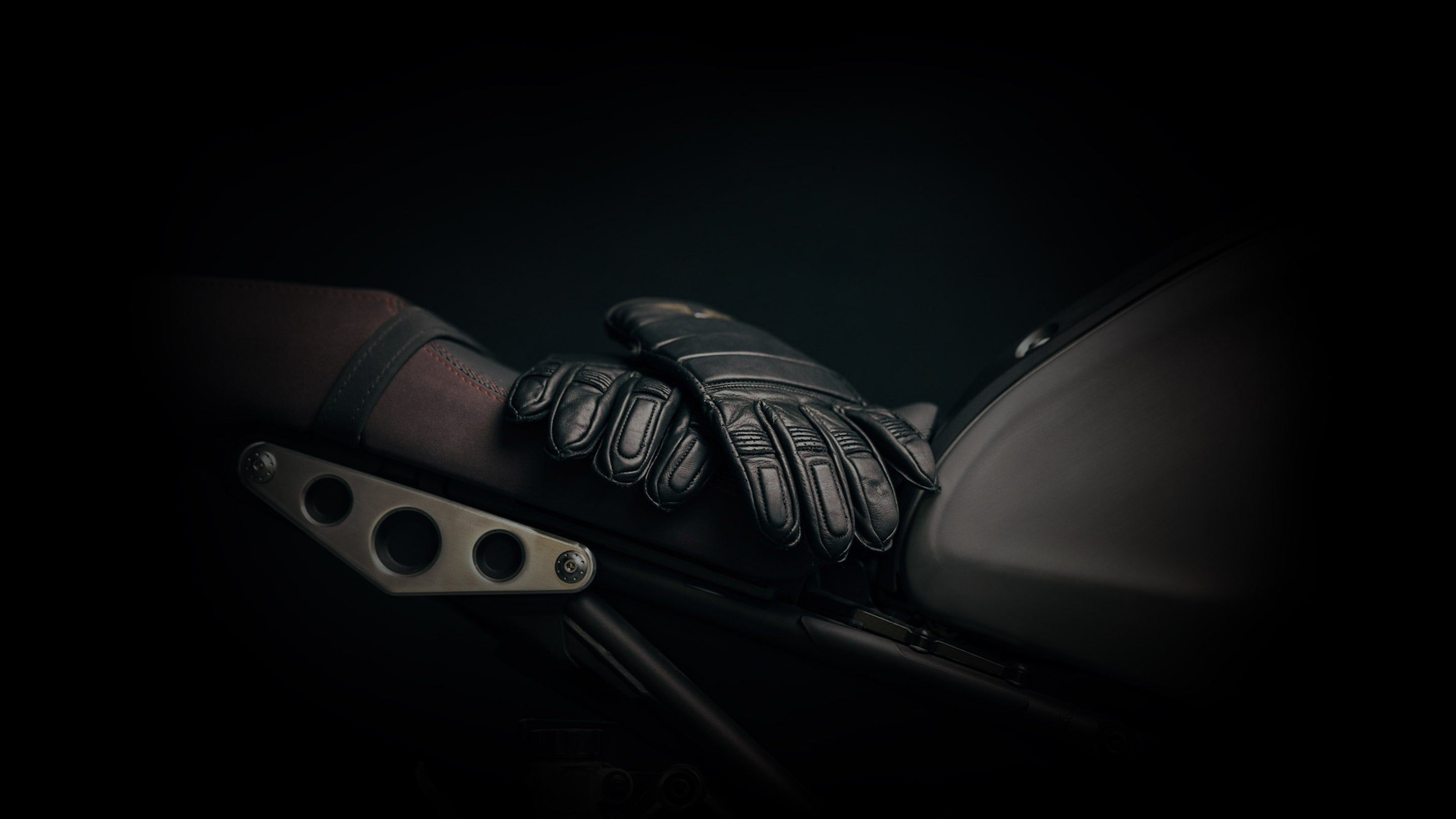 Retro Motorcycle Gloves By Black Cafe London